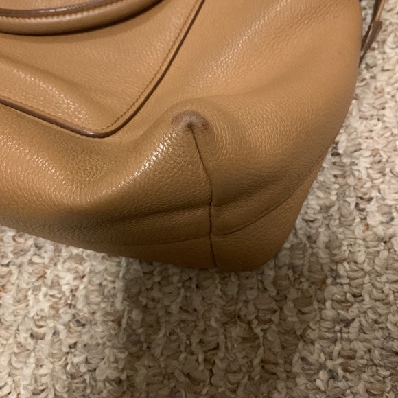 PRADA Vitello Daino Caramel Leather Bag - Picture 14 of 15